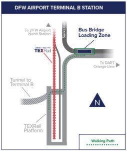 TEXRail Bus Bridge - Trinity Metro