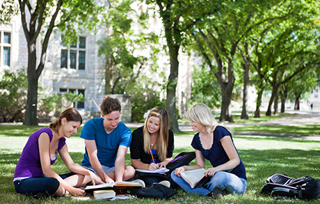Students at Texas Wesleyan University