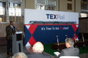 TEXRail Ground Breaking T&P Station Event