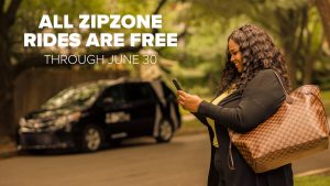 Zipzone Rides Free through June