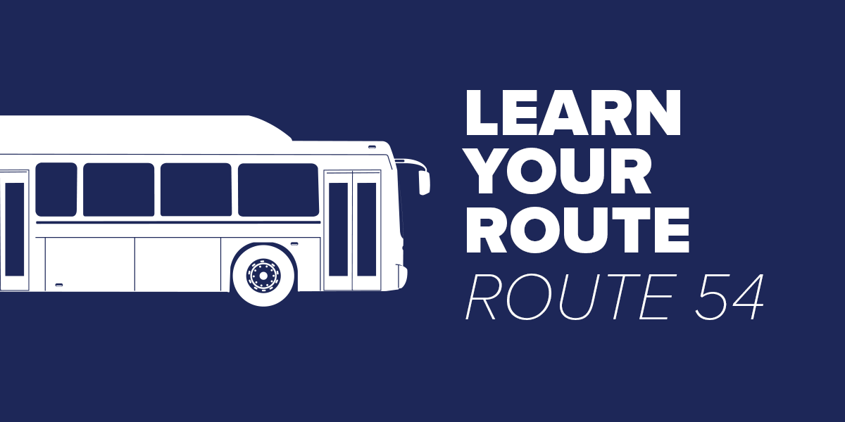 Trinity Metro Bus Route 54 Learn Your Route