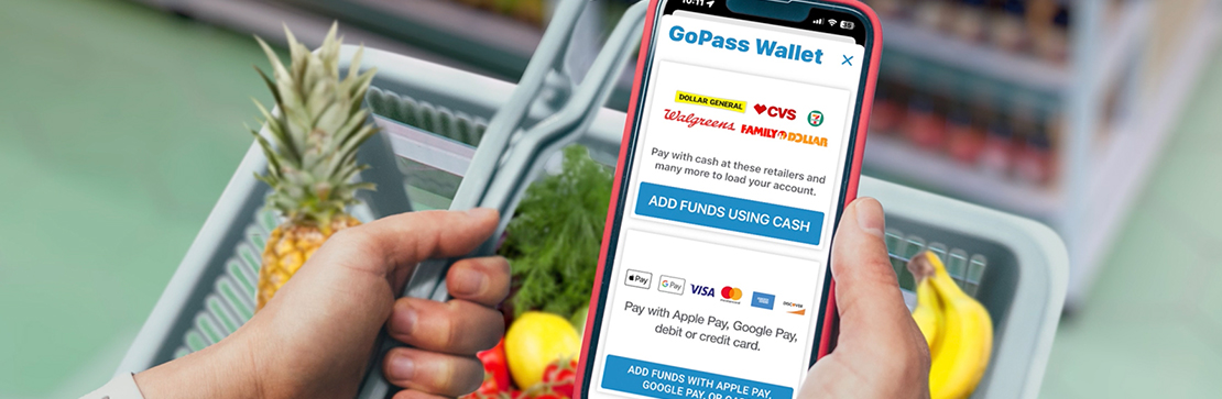 New option for loading GoPass Wallet