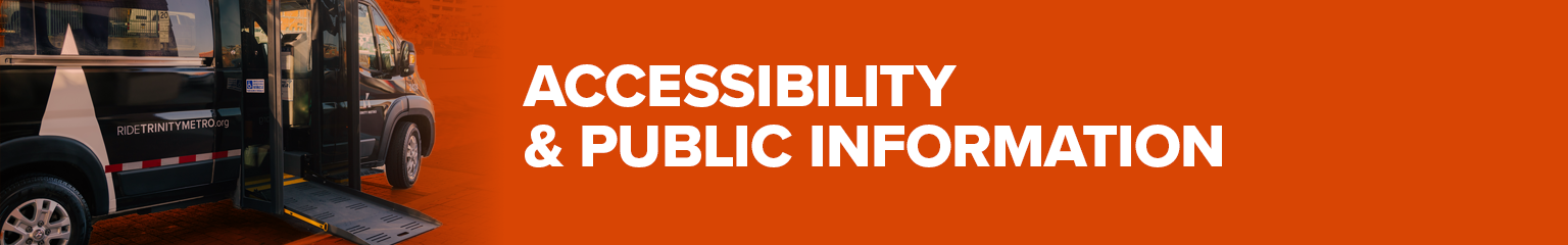 Link to Accessibility and Public Information page