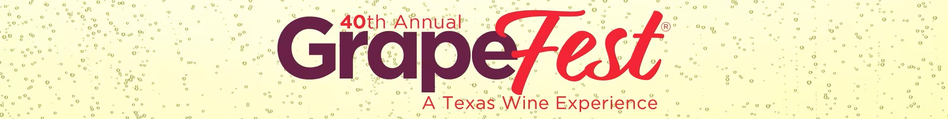 2026_GF_Header 40th Annual GrapeFest Logo